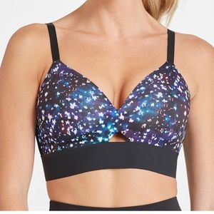 Spanx Mesh Panel Medium Impact Sports Bra - NEW!